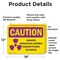 Signmission Radiation & Laser Sign, 12 in H x 18 in W, Vinyl Decal, Rectangle OS-2PACK-CR-D-1218-L-10201 - alternate 2